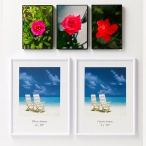 Six pictures frames. Three of them are brand new